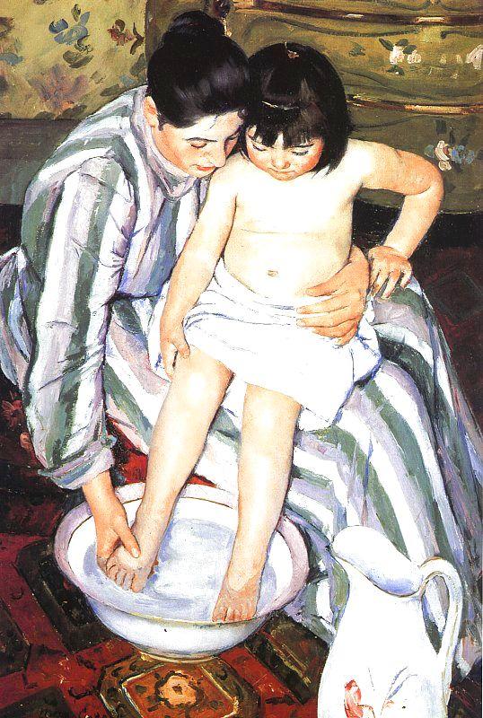 Mary Cassatt The Bath oil painting picture